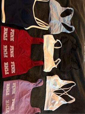 Victoria's Secret PINK Sports Bras - 7pc lot